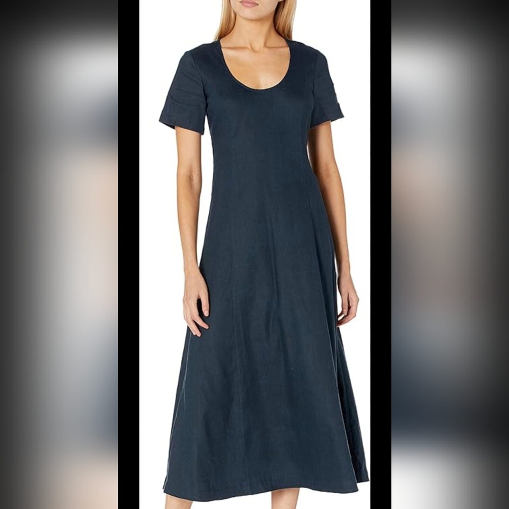 Club Monaco Dark Blue Midi Dress